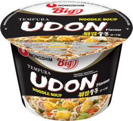 Nongshim Instantnudeln Tempura Udon Becher (Becher) 62 g oder 111g