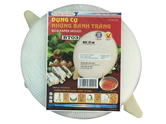 Vinh Truong Mould-Set for Rice Paper Ø 22 cm 1 PC / S