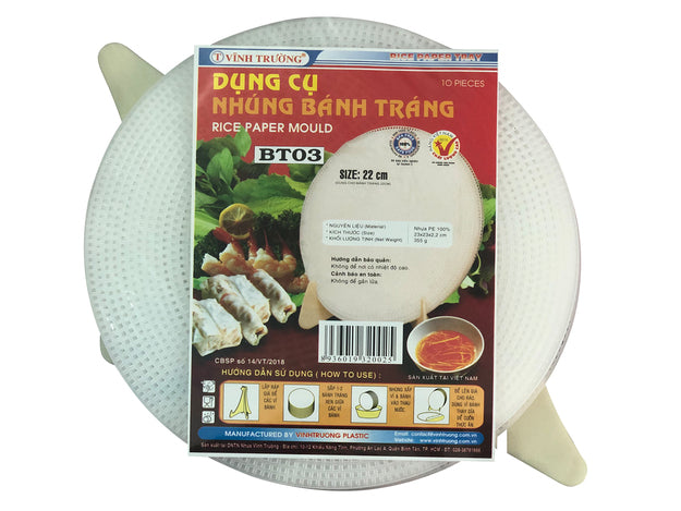 Vinh Truong Mould-Set for Rice Paper Ø 22 cm 1 PC / S