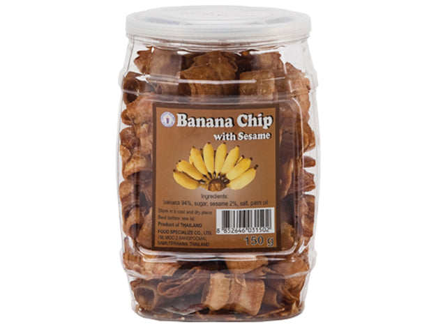 Banana chips with sesame Thai Dancer 150 G กล้วยฉาบกรอบโรยงา