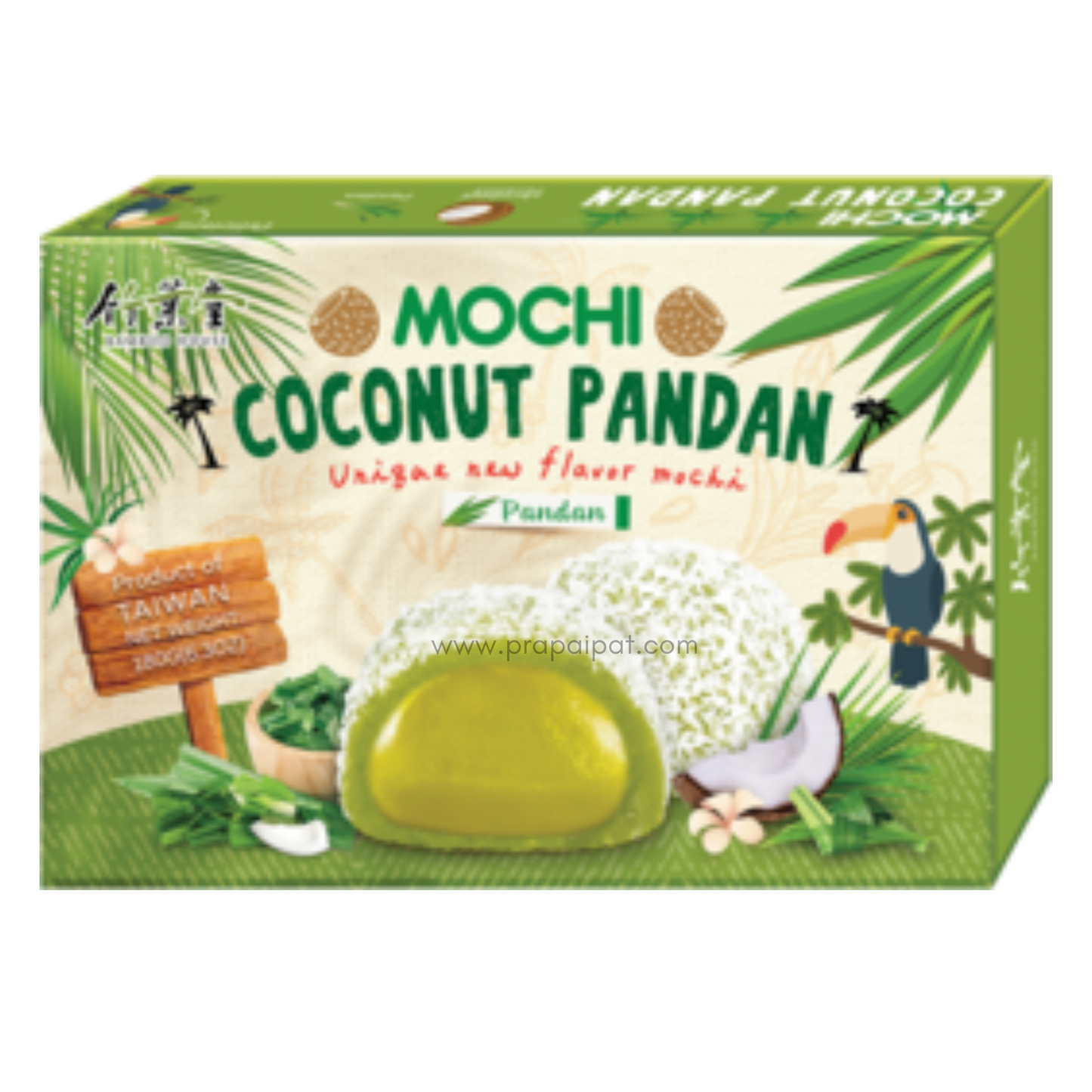 Bamboo House Mochi Kokosnuss Pandan 180 Gram