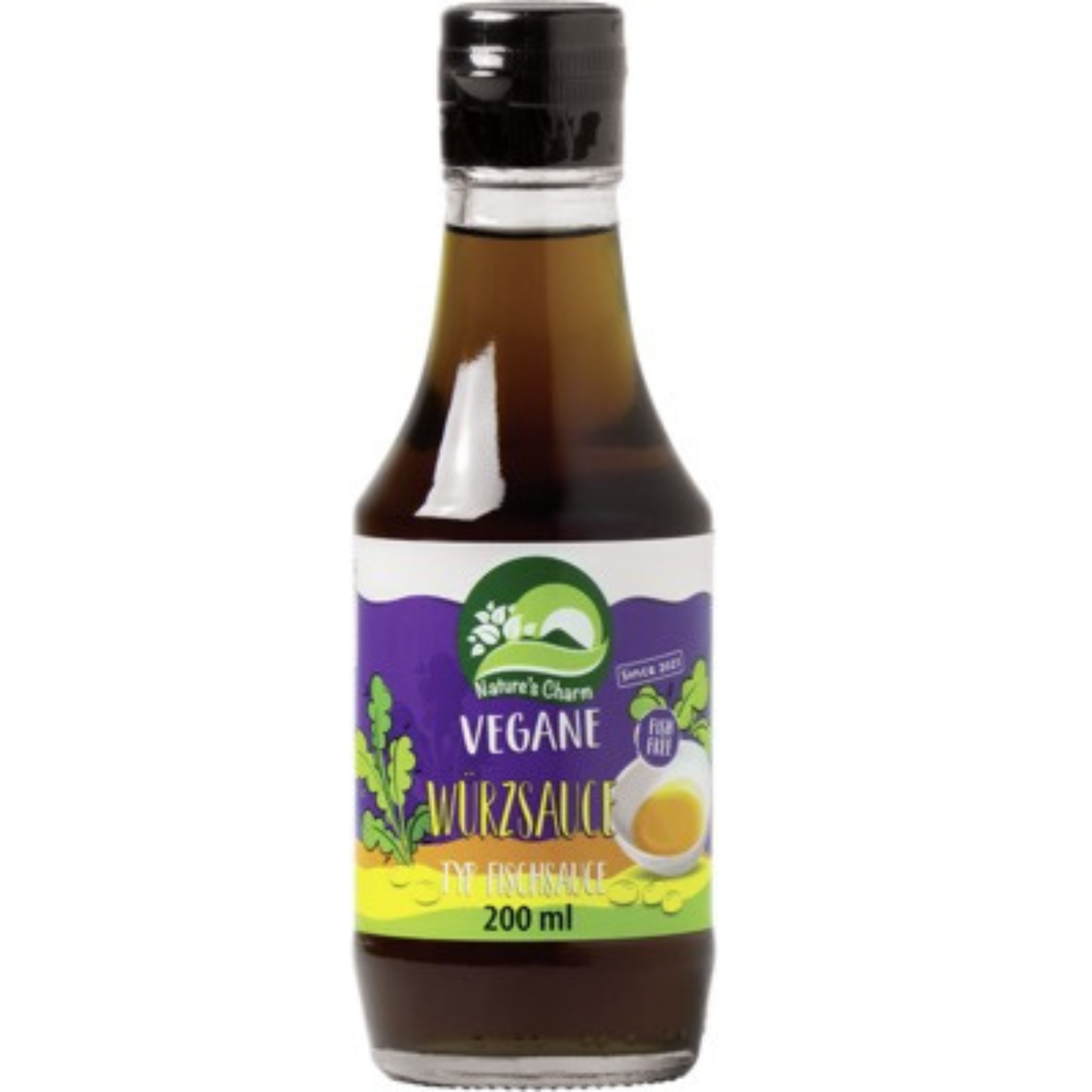 Nature's Charm Vegan Seasoning Sauce Fish Sauce 200 ml