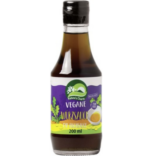 Nature’s Charm Vegane Würzsauce Fischsauce 200 ml น้ำปลา มังสวิรัติ