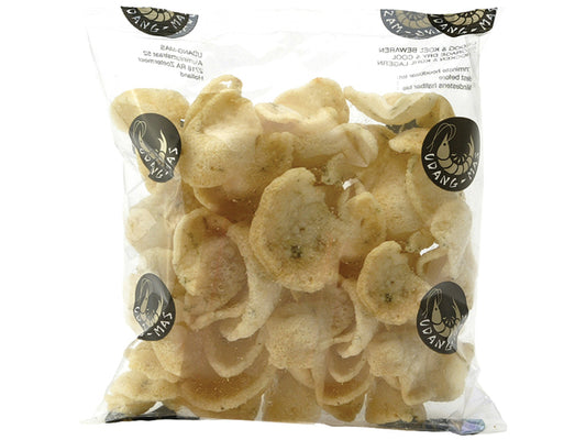 Udang Mas Singkong Pedis Crackers 80 g ข้าวเกรียบ มันสำปะหลัง กุ้ง รสพริกไทย