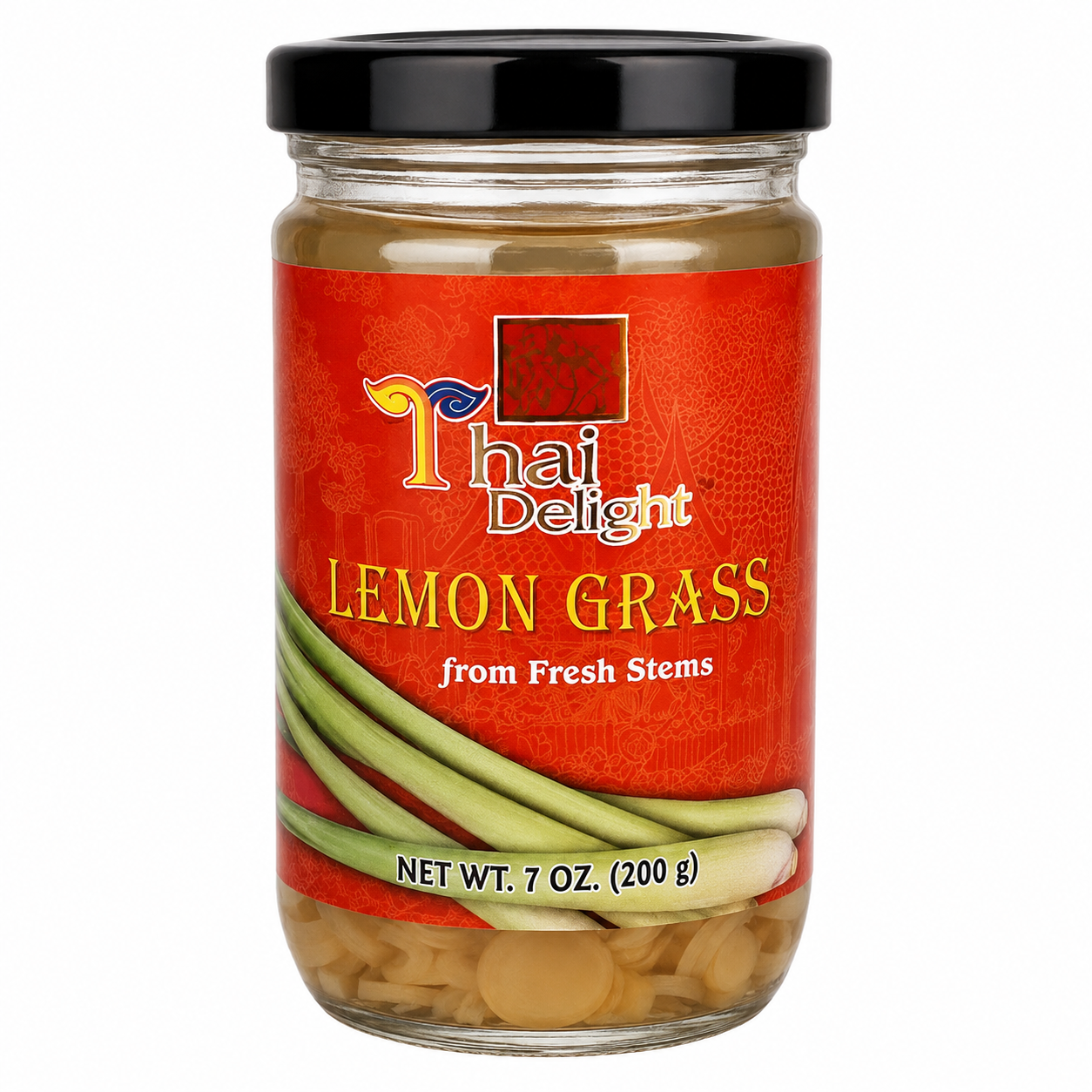 THAI DELIGHT Lemon Grass Cut 200g ตะไคร้ หั่นแว่น ในน้ำเกลือ