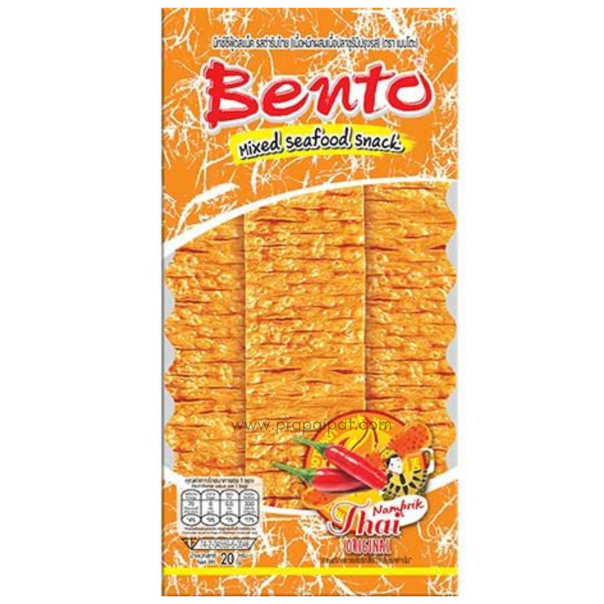 BENTO Squid Snack Namprik 20 g