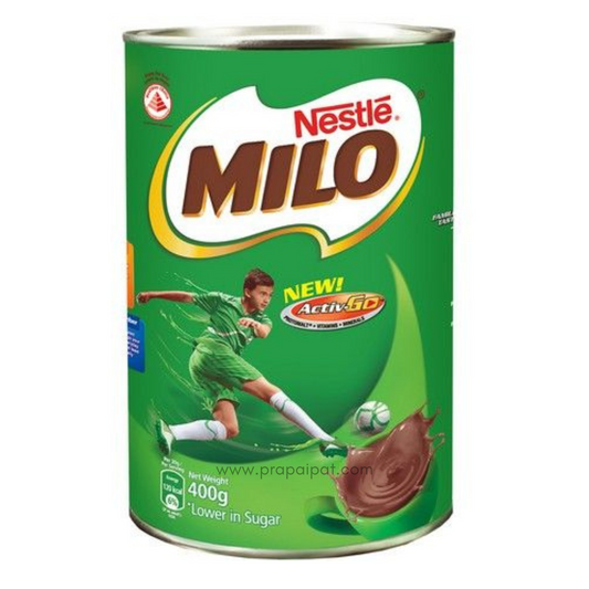 Nestlé Milo 400 Gram ไมโล กระป๋อง สเตนเลส ผง ชงสำเร็จ