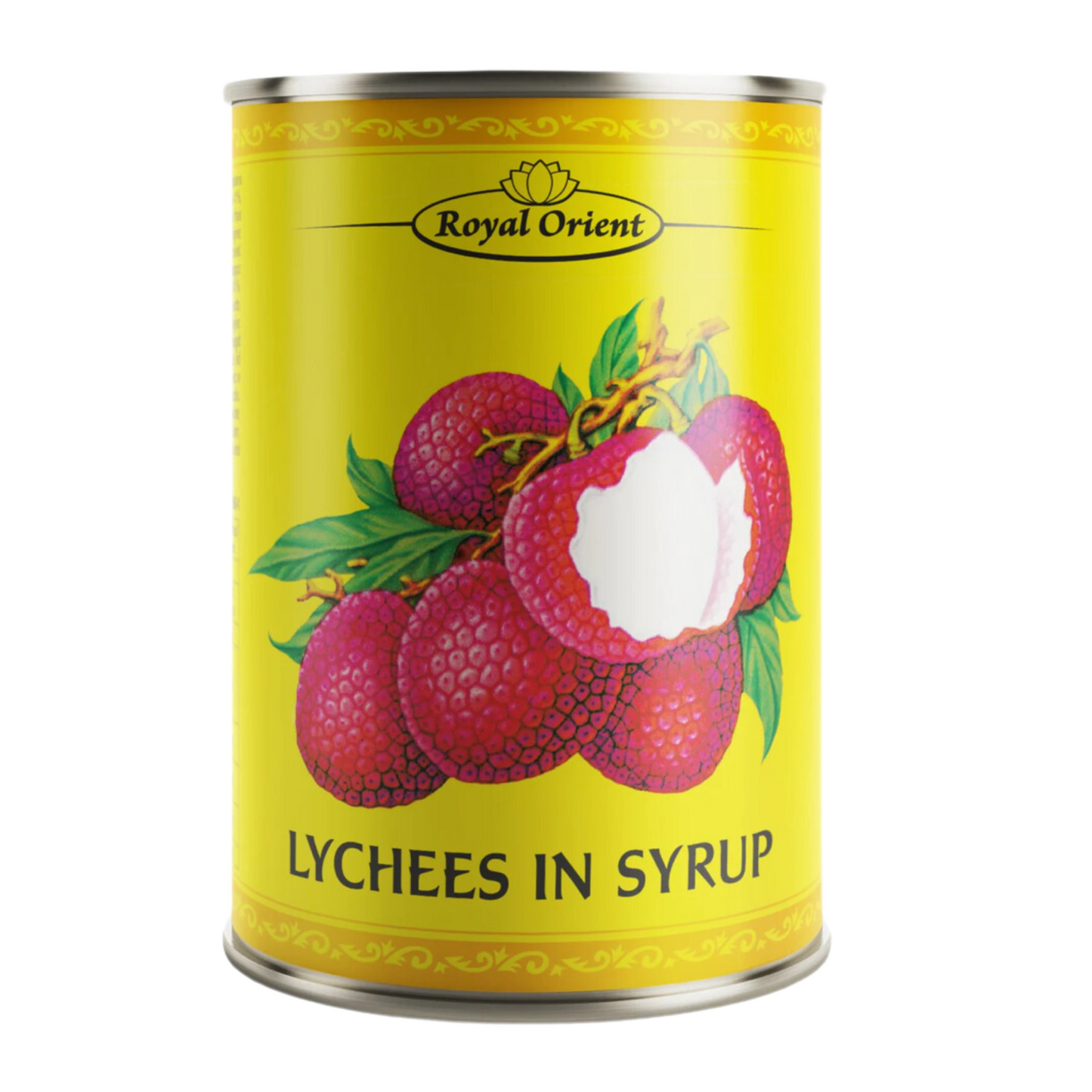 Lychees in syrup 567g ROYAL ORIENT ลิ้นจี่กระป๋อง