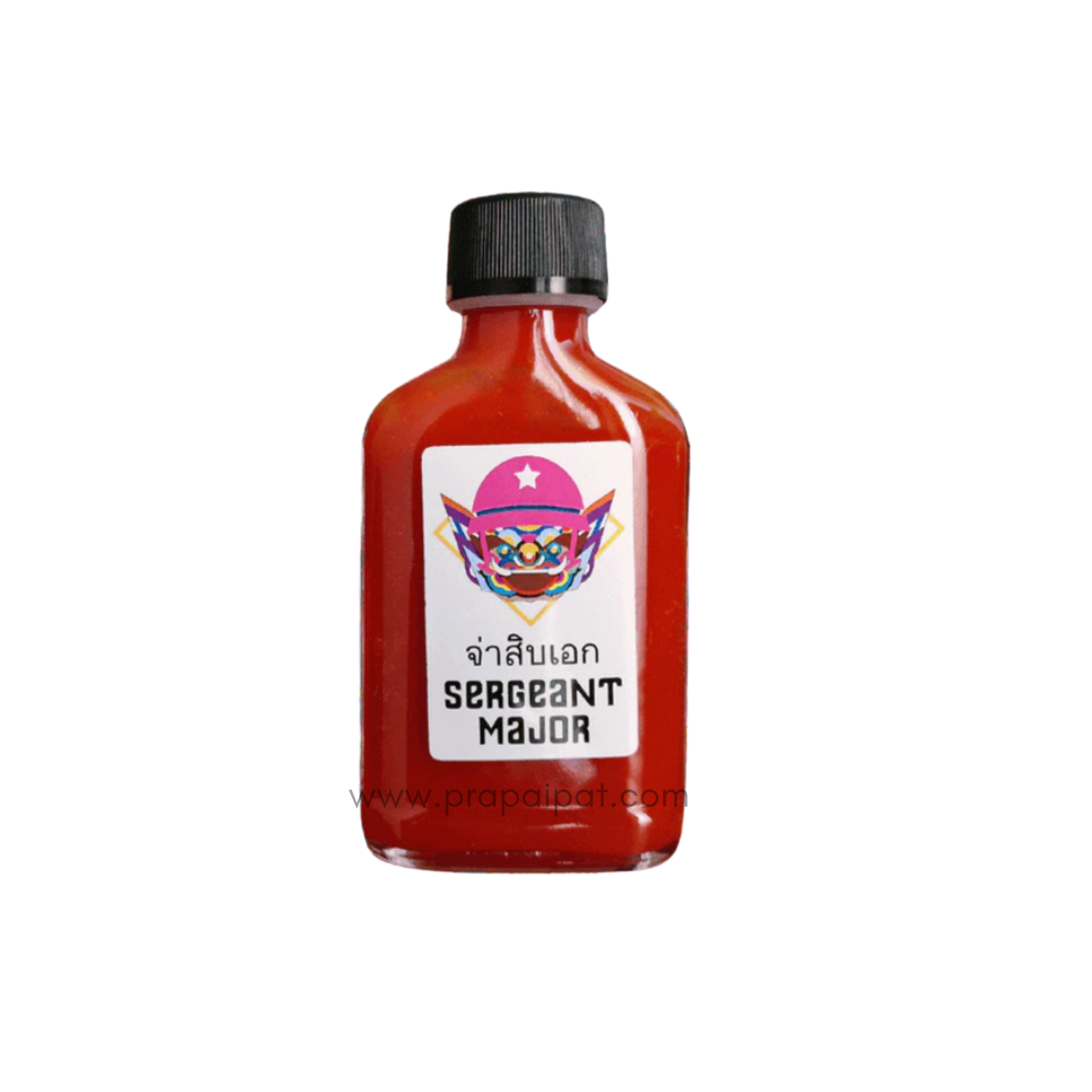 YAK THAI BRAND THE SERGEANT MAJOR - THAI HOT SAUCE 100 ml āļāļāļŠāļāļĢāļīāļ āļĒāļąāļāļĐāđāđāļāļĒ