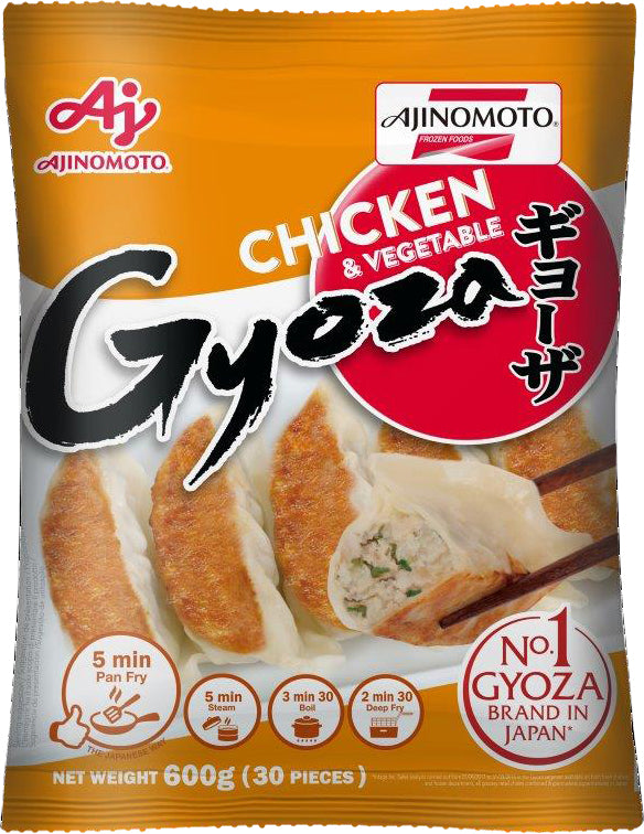 Ajinomoto Gyoza Hühnchen & Gemüse 600g (tiefgeforen) เกี๊ยวซ่า ไก่