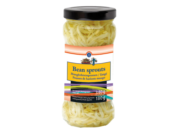 HS Mungbohnensprossen in Wasser 340 g āļāļąāđāļ§āļāļāļ