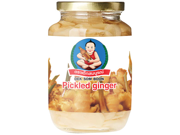 Pickled Ginger Sweet & Sour (Healthy Boy Dek Som Boon 450 g ขิงดอง