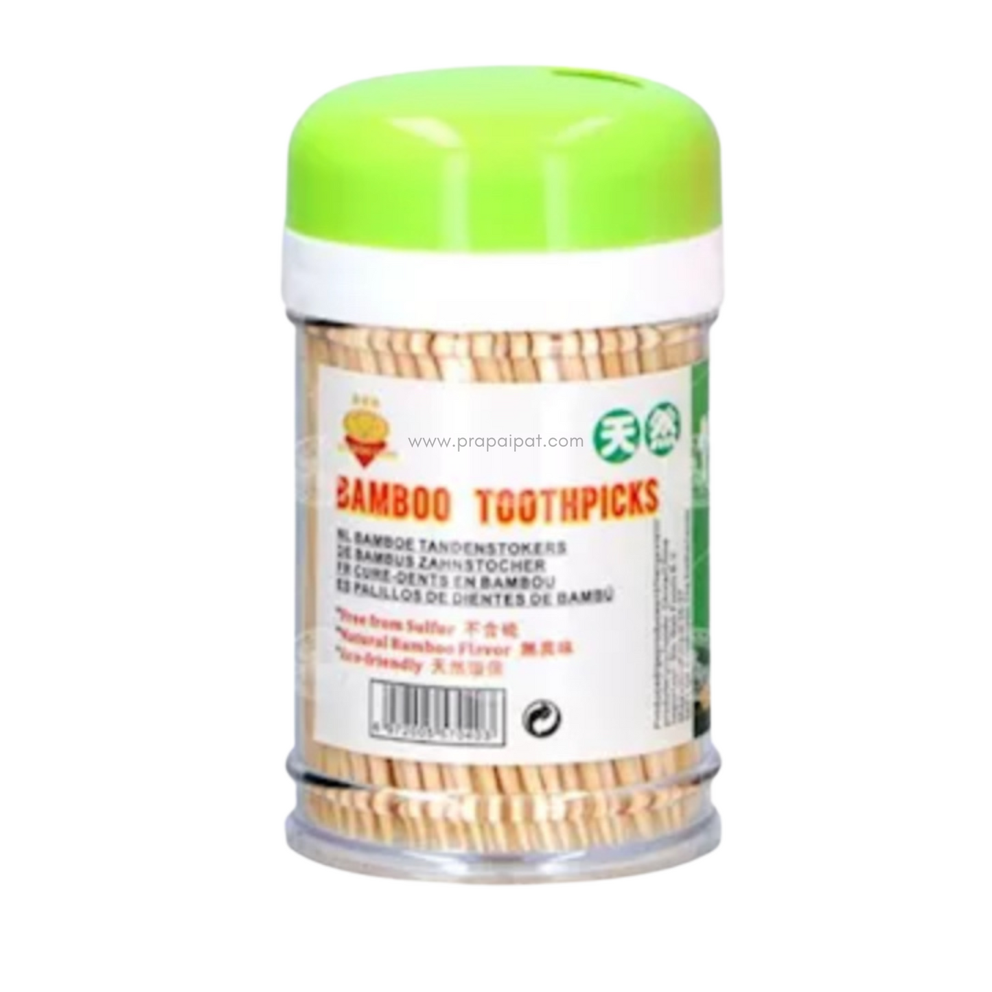 GOLDEN LION Bamboo Tooth Picks ไม้จิ้มฟัน