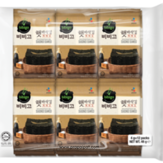 BIBIGO Seealgen getrocknet, geröstet ( Jaerae ) (12 x 4 g)