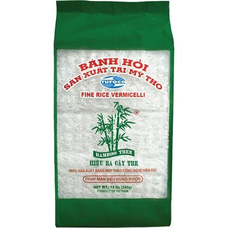 BAMBOO TREE Rice Vermicelli Fine 340 g เส้น ขนมจีน แผ่น