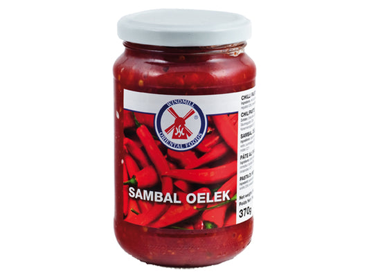 Sambal Chilli Paste Oelek Windmill Or. Foods 370 Gram