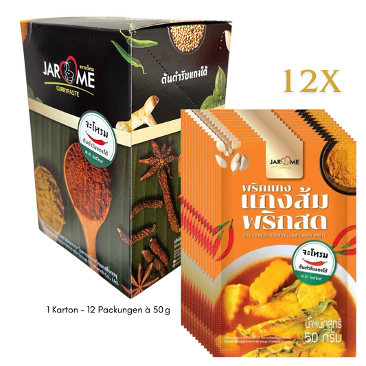 Bulk Jarome Chili Fresh Sour Curry Paste 50 Gram จะโหรม พริกแกง แกงส้ม พริกสด