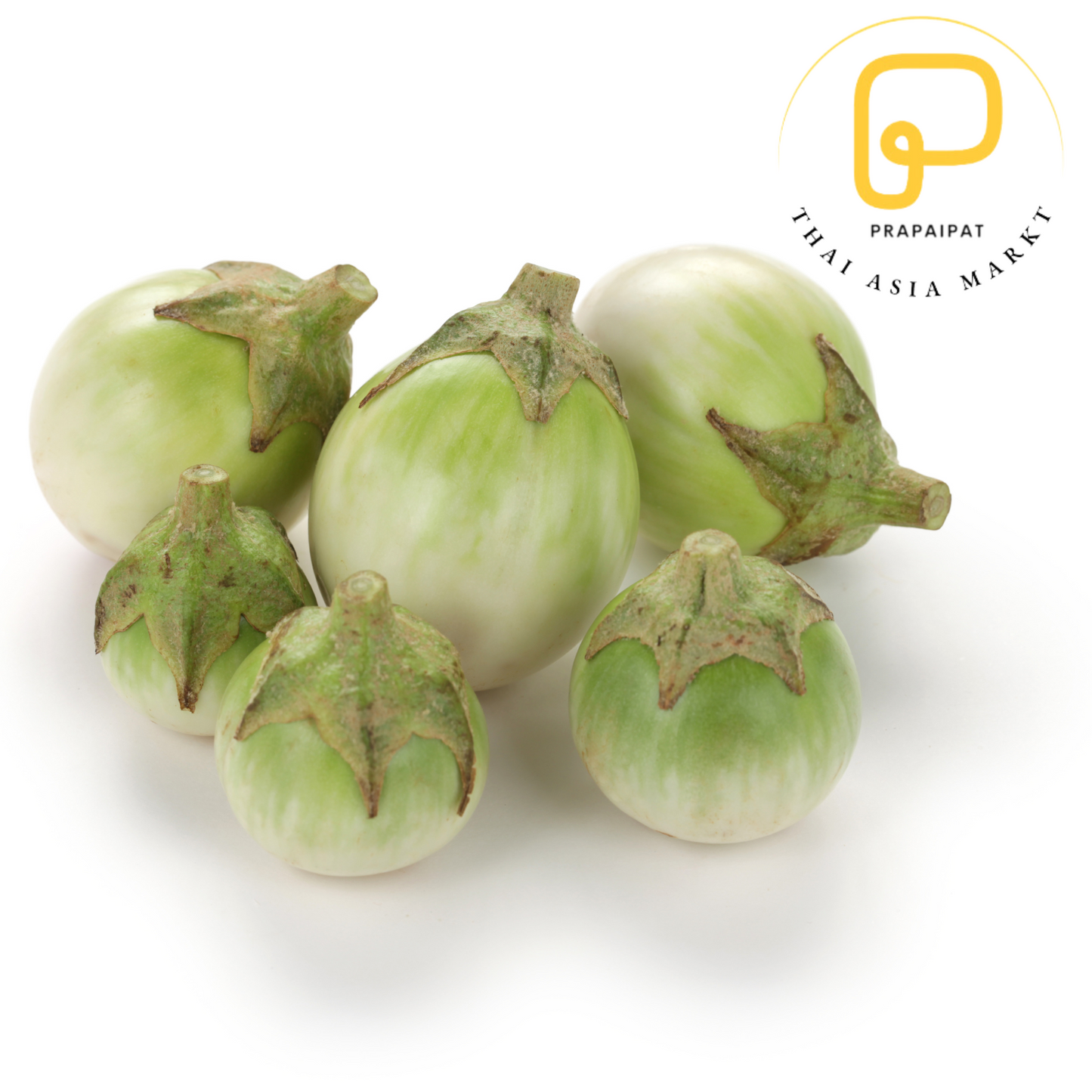 Eggplant Big White / Thailändische Aubergine 200g (Kühlware) มะเขือเปราะไทย