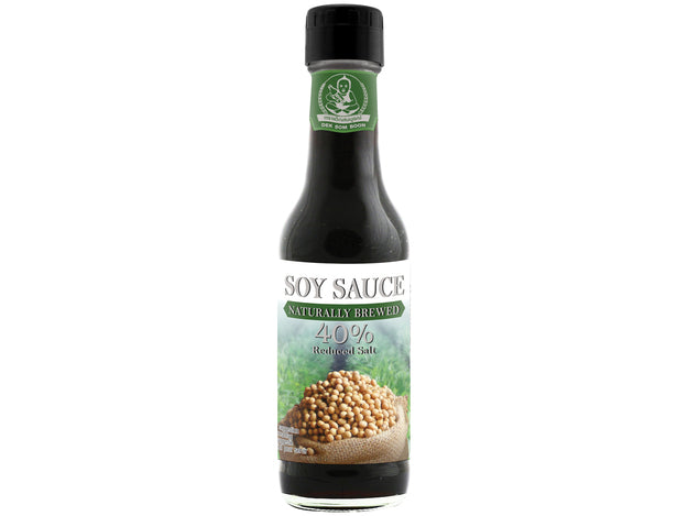 Healthy Boy Thin Soy Sauce (Reduced Salt) Dek Som Boon 250 ml ซีอิ๊วขาว สูตรลดเกลือ 40% Low Sodium
