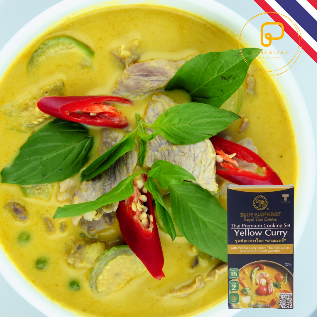 Blue Elephant Gelbes Curry Kockset 95 Gram ชุดทำแกงกะหรี่