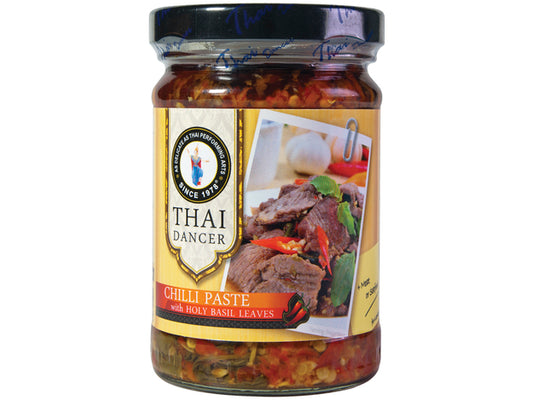 Chilli Paste with Holy basil leaves Chilipaste mit Basilikum 200 g ซอส ผัด กะเพรา