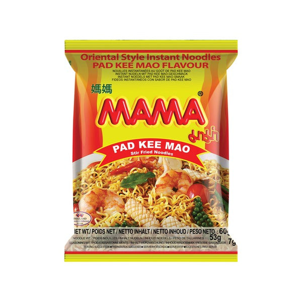 MAMA Pad Kee Mao 60 g มาม่า ผัดขี้เมา