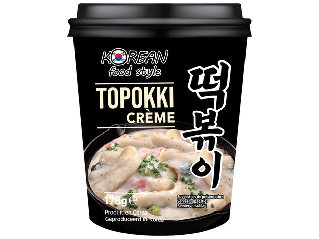 Korean Food Style Topokki Rice Cake Cream 170 g