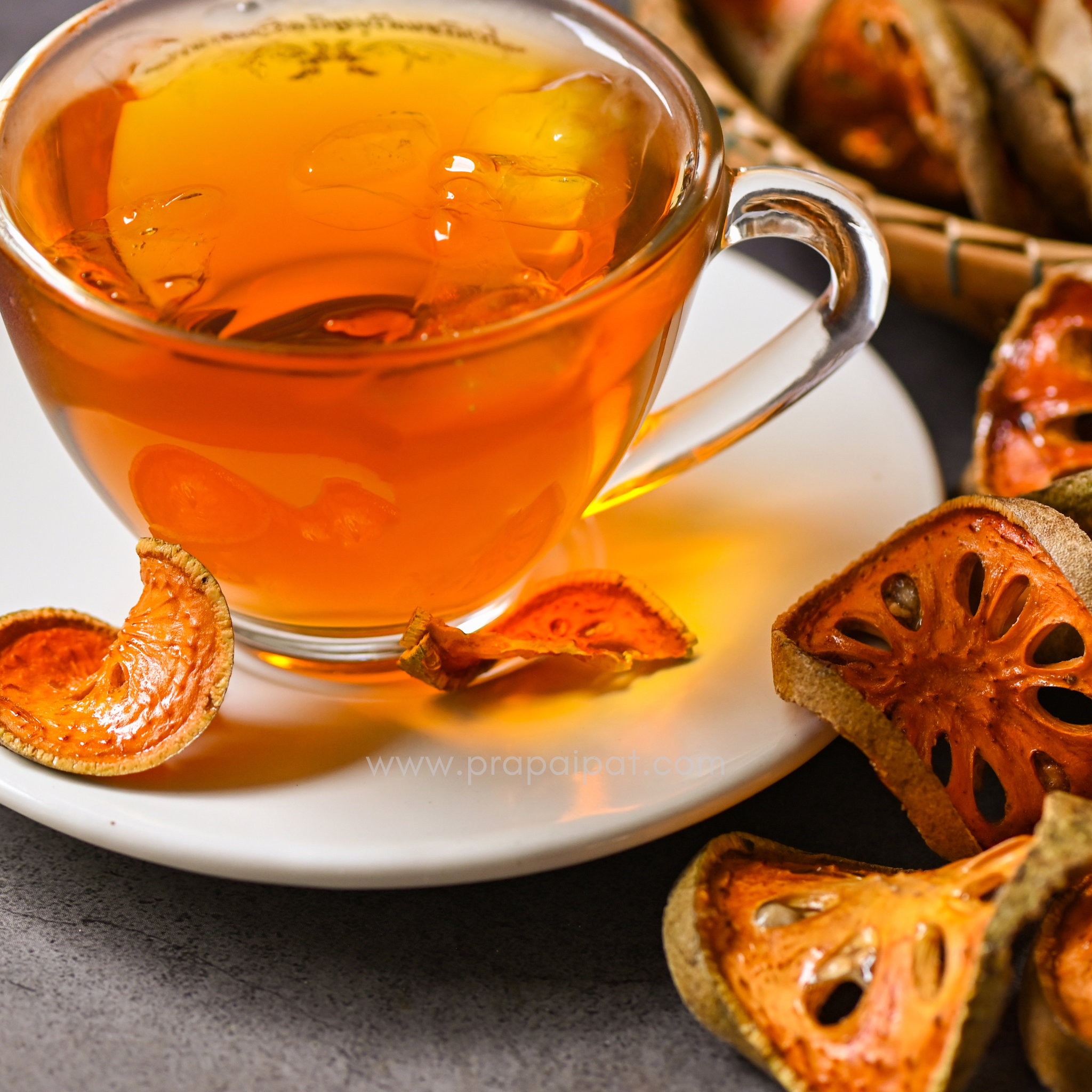 Getrocknete Barl-Frucht Matoom มะตูม แห้ง 100 กรัม