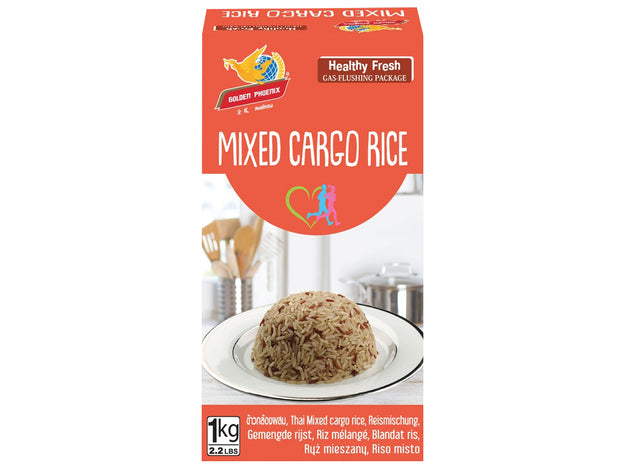 Golden Phoenix Gemischter Cargo Reis 1 kg ข้าวกล้องผสม ตราหงษ์ทอง