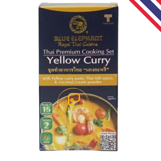Blue Elephant Gelbes Curry Kockset 95 Gram ชุดทำแกงกะหรี่