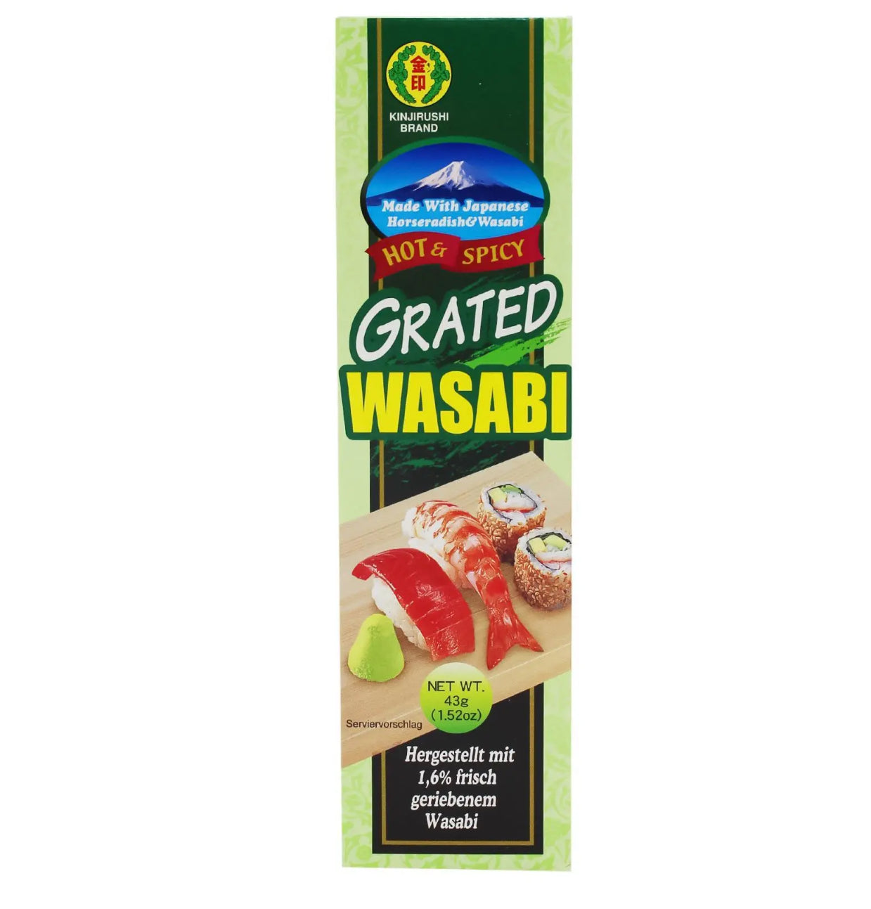 Kinjirushi Wasabi Tube (Japan. Meerrettich) วาซาบิ 43 g