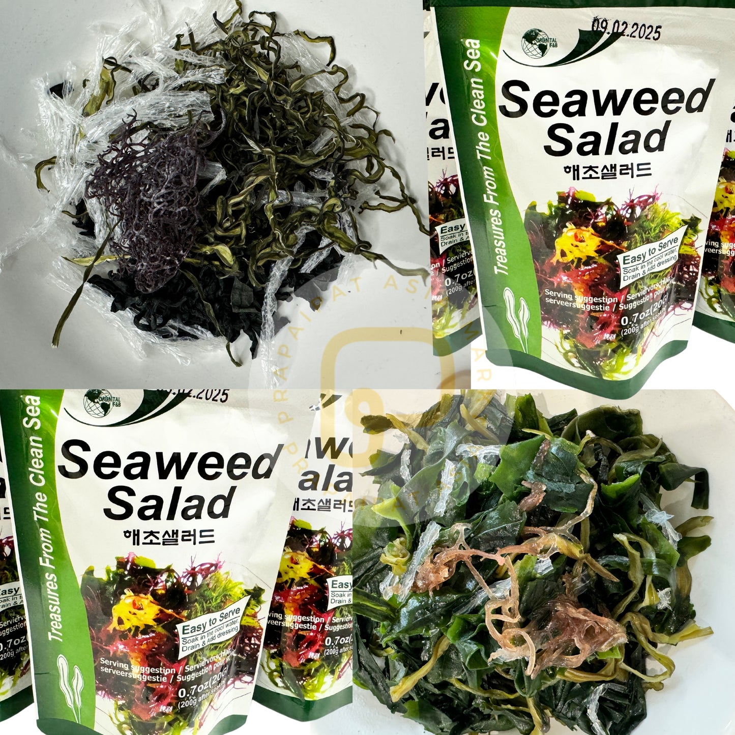 Seaweed Salad SeetangsalatOriental 20 g สาหร่ายทะเลรวมแห้ง
