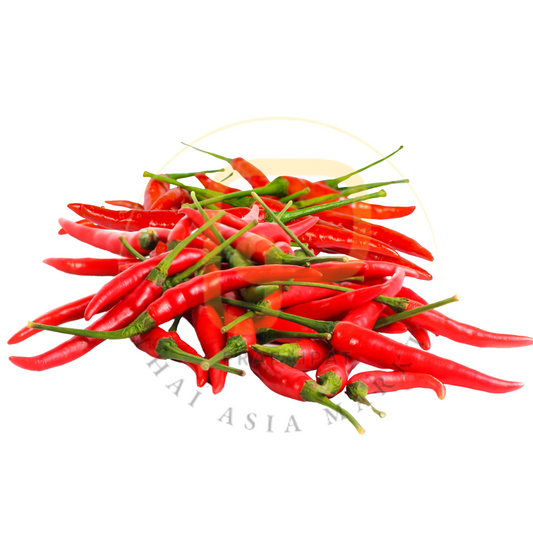 Fresh Thai Red Chili 100 g พริกแดงสด 📍❄️ Kühlschrankwaren