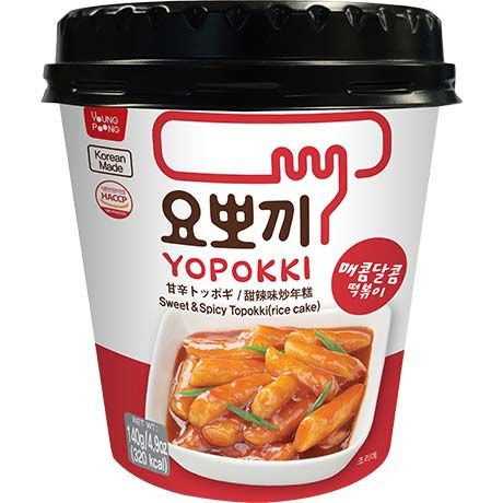 YOPOKKI Instant Topokki Sweet & Spicy 140 grams