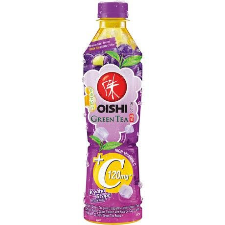 OISHI Green Tea Drink Kyoho Grape 371 ml (incl. 0.25 € disposable deposit)