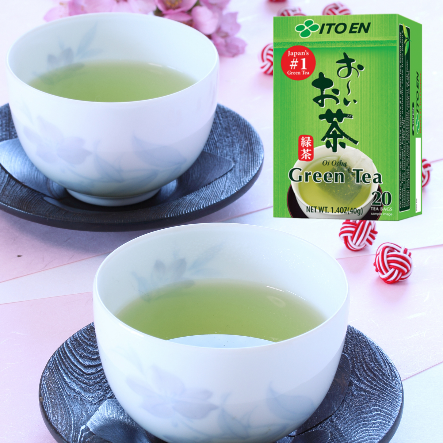 ITOEN Ocha Green Tea tea bags in a sachet of 40 grams