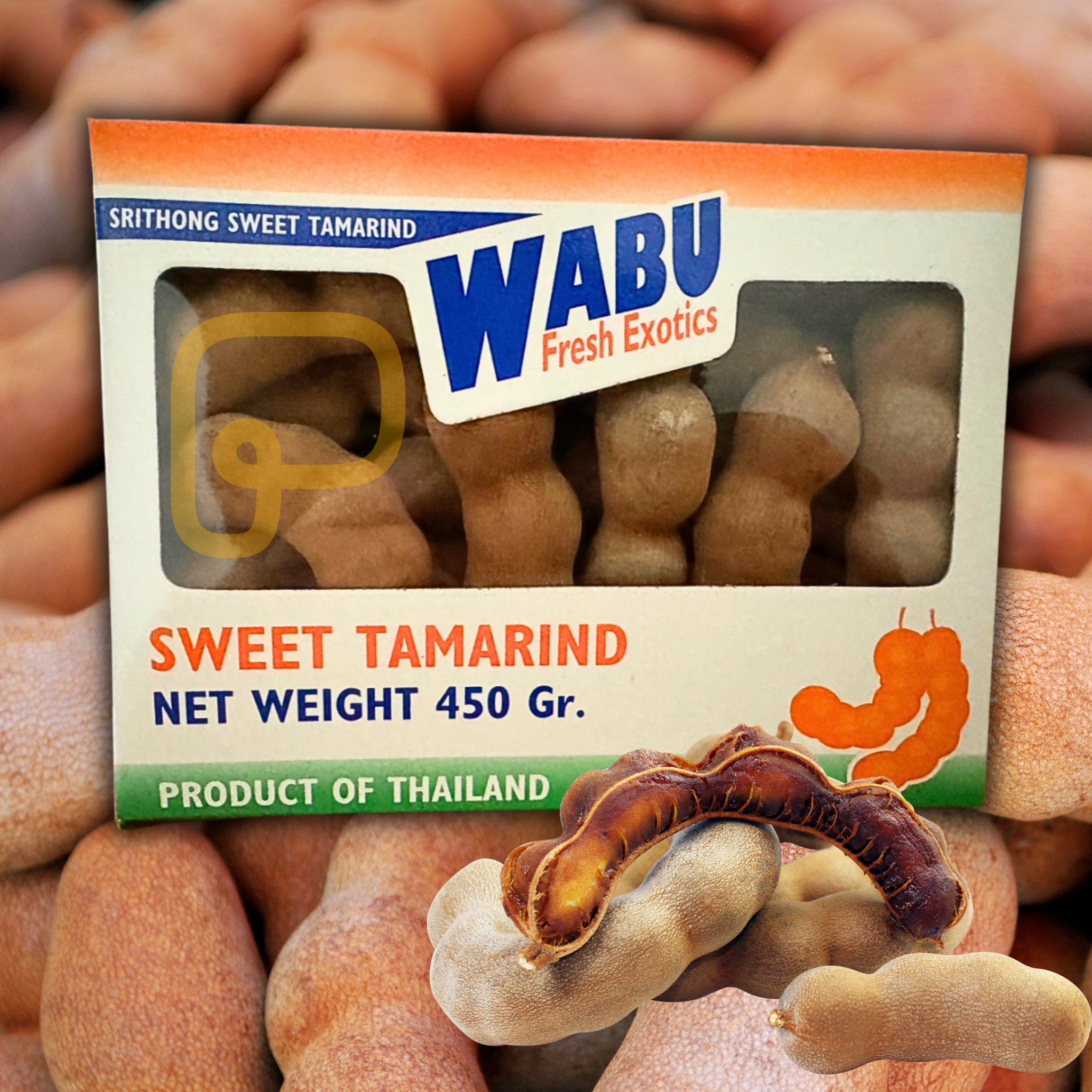 WABU Tamarinde SÞà Srithong 450 g āļĄāļ°āļāļēāļĄ āļŦāļ§āļēāļ