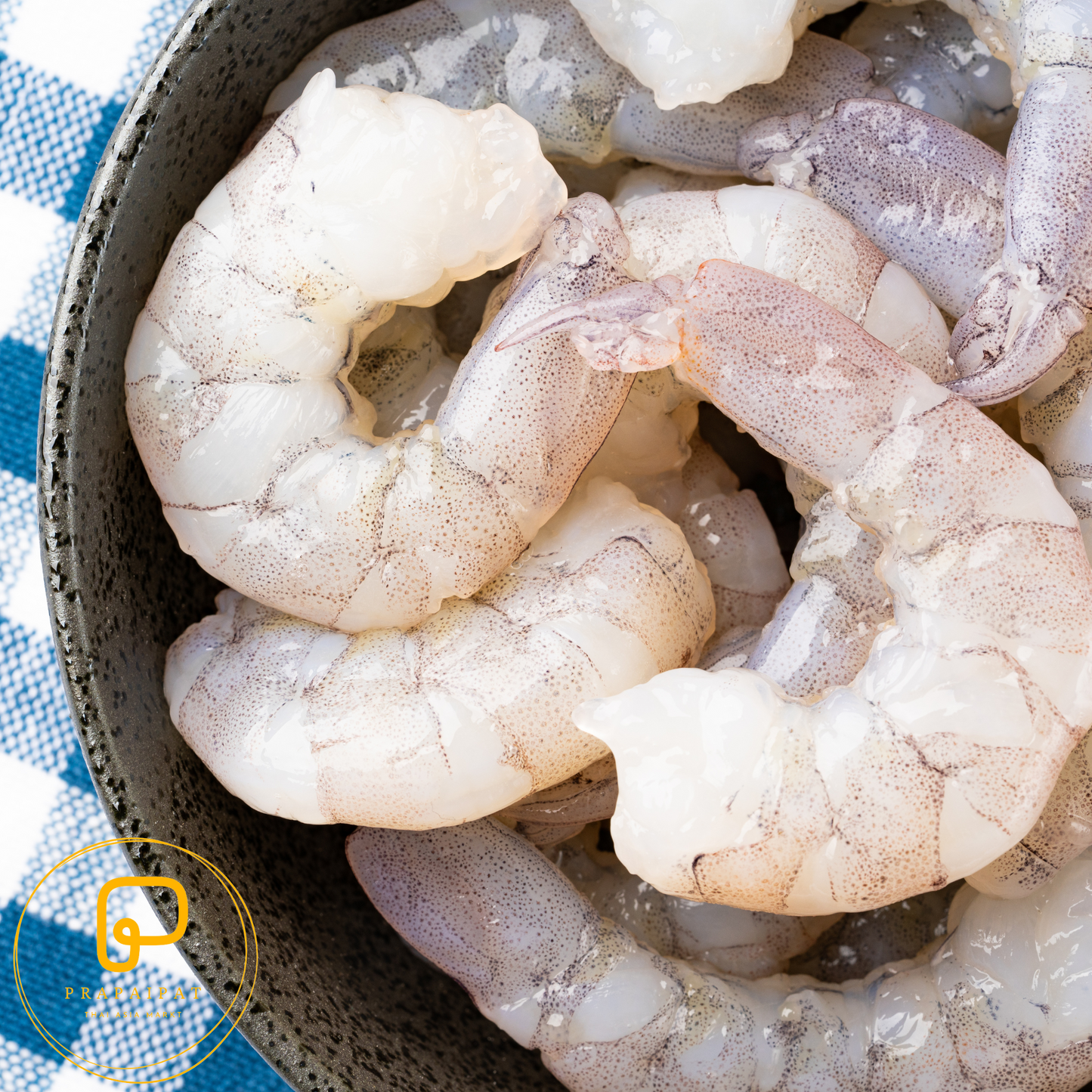 White Tiger Garnelen geschält 750 Gram กุ้งขาวลายเสือ แช่แข็ง แกะเปลือก