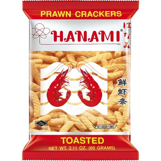 Prawn Crackers Hanami 52 g ข้าวเกรียบกุ้ง ฮานามิ