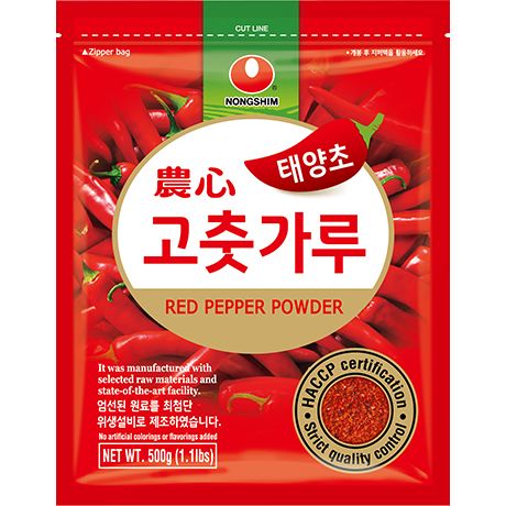 NONGSHIM Red Pepper Powder Fine 500 Gram พริกป่น เกาหลี