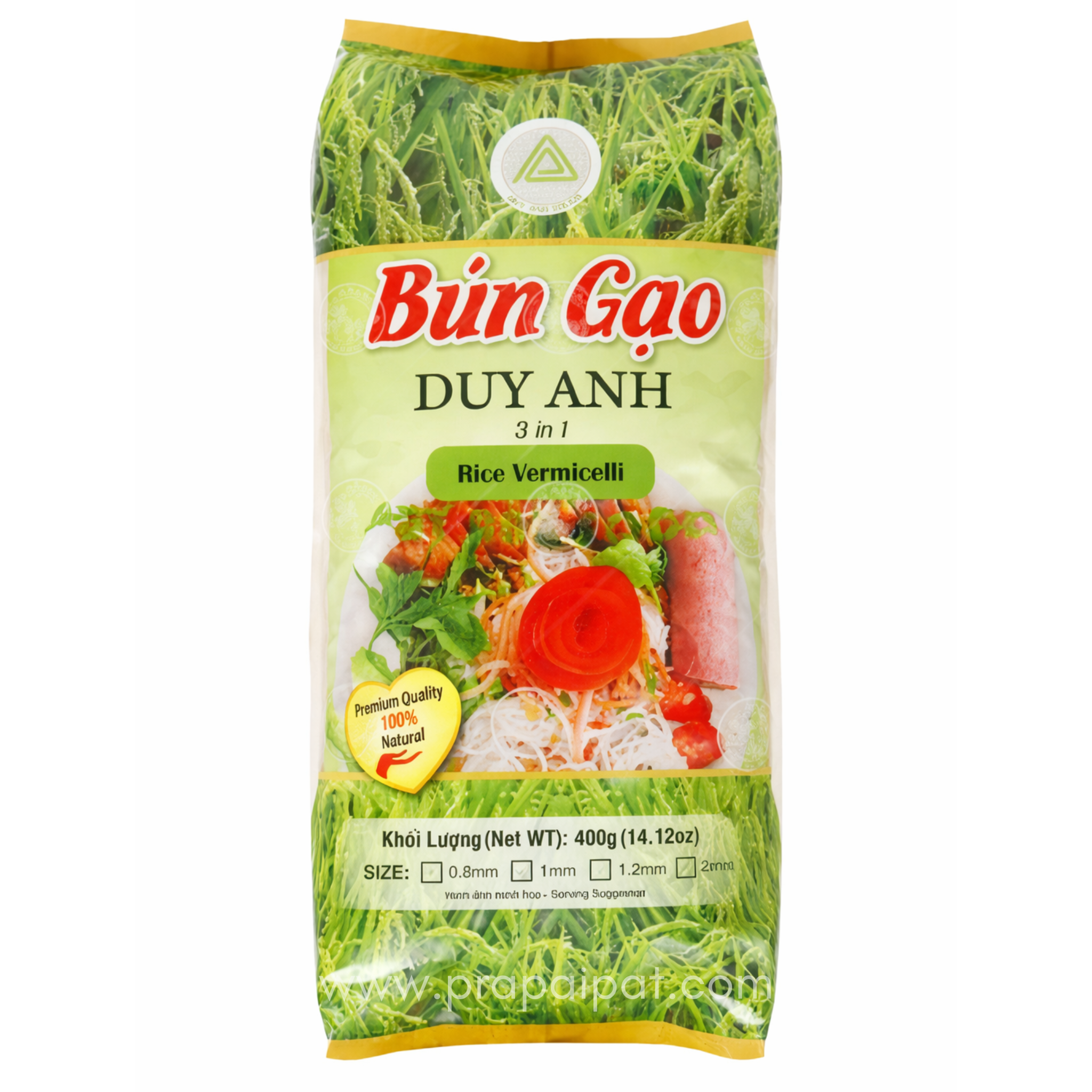 DUY ANH Rice Vermicelli 400g เส้น ขนมจีน สไตล์เส้นสด