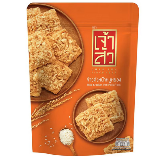 Chao Sua ข้าวตังหมูยอง Reiscracker mit Schweinefleischflocken 80 Gram