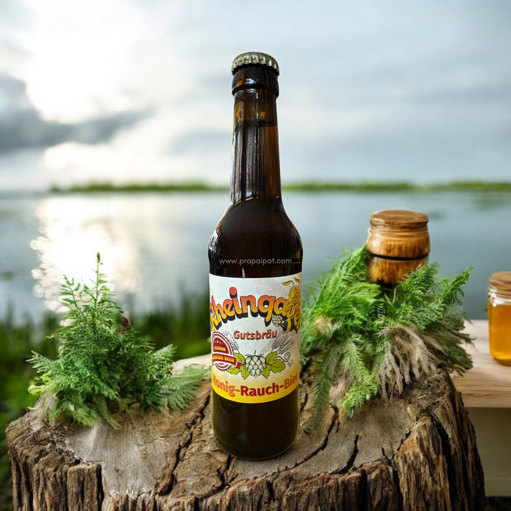 Rheingauer Gutsbräu - Honig-Rauch-Bier á 0,33l (inkl. Pfand)