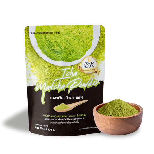 BK MATCHA POWDER 100g ผง มัทฉะ 100%