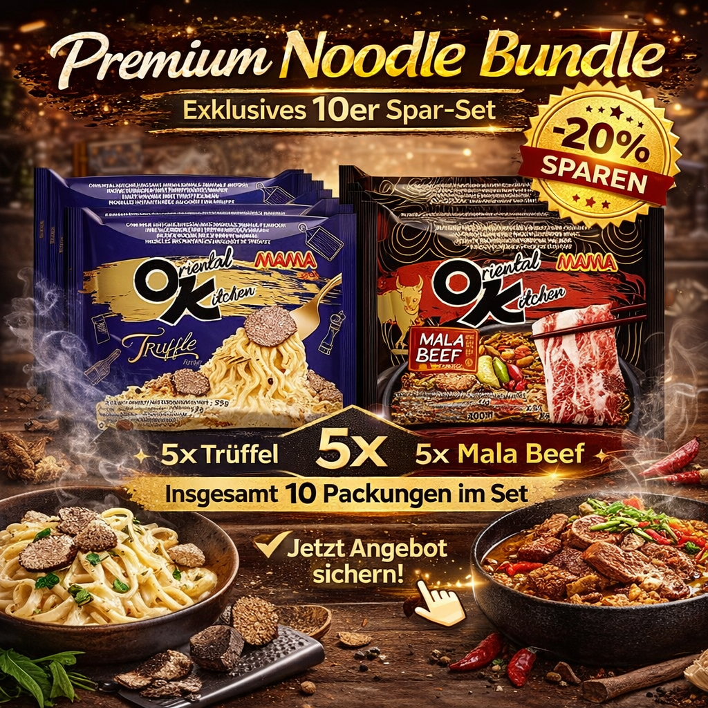 Premium Nudel-Bundle (10er Spar-Set)