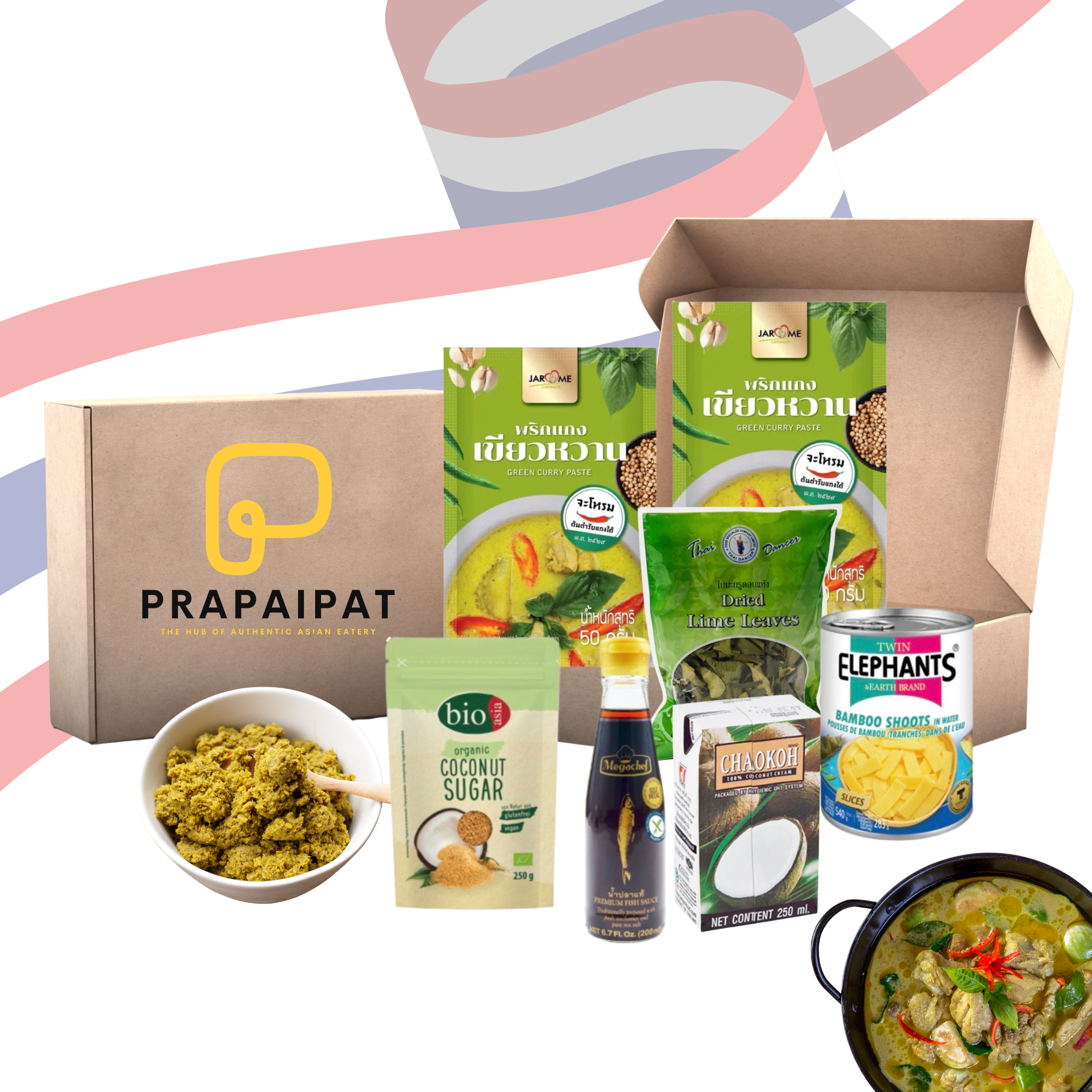 Green-Curry-Set für zu Hause