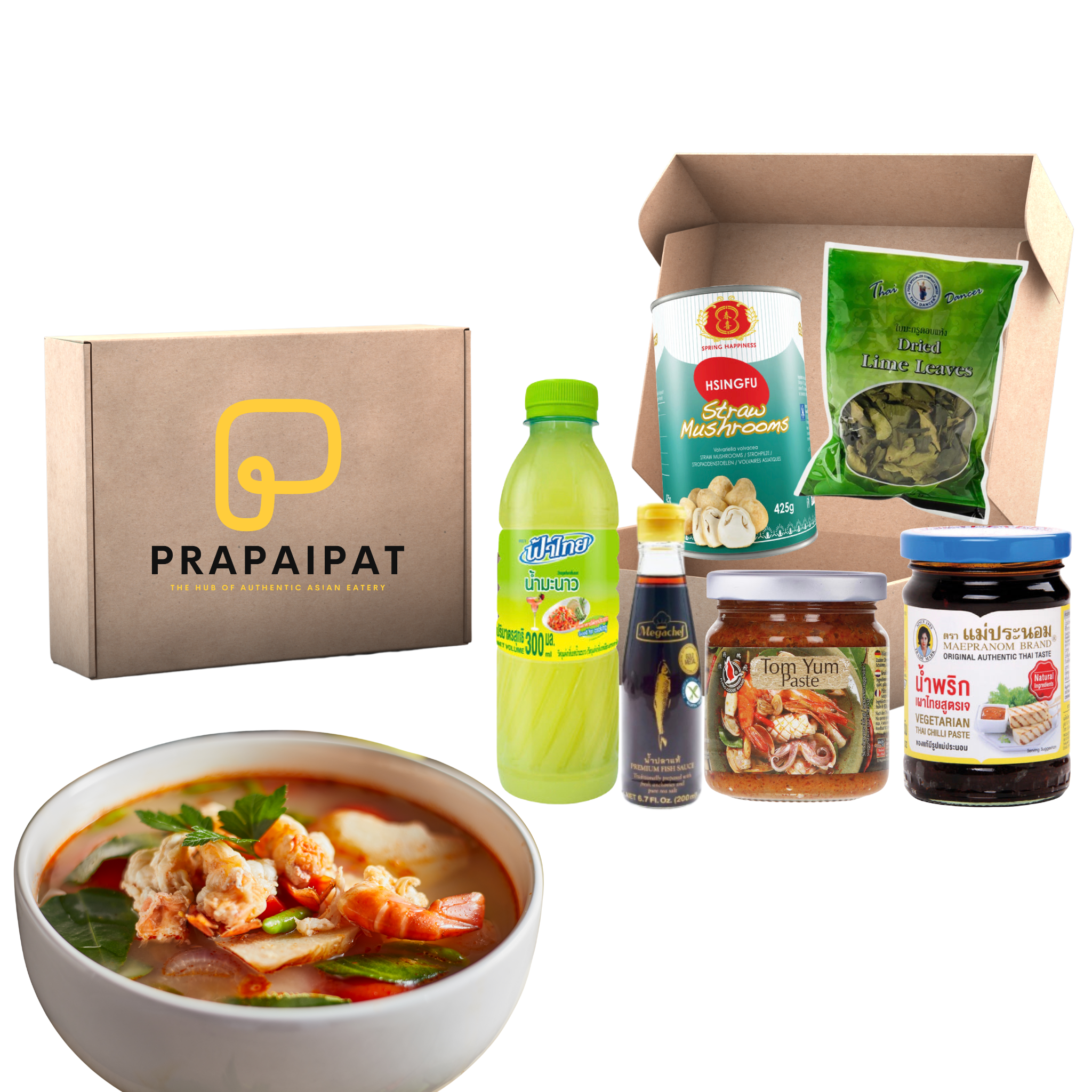 Tom Yum Starter-Set zum Kochen zu Hause