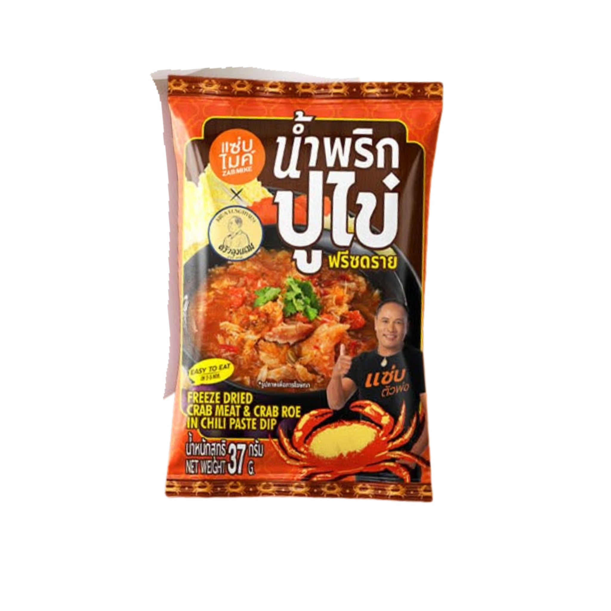 Zab Mike freeze dried crab meat āļāđāļģāļāļĢāļīāļāļāļđāđāļāđ 37 g