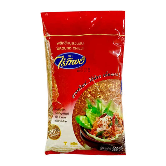 Rai Tip Chilli Powder พริกป่น ไร่ทิพย์ เผ็ด 100 g (Thai Version)