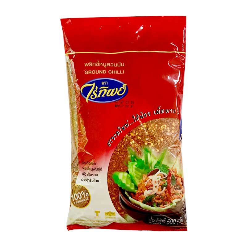 Rai Tip Chilli Powder พริกป่น ไร่ทิพย์ เผ็ด 100 g (Thai Version)